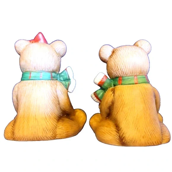 2 Homeco Christmas Teddy Bear Figurines - Picture 5 of 7